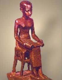 Статуэтка Имхотепа-писца