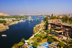 Old Cataract Hotel and Nile River